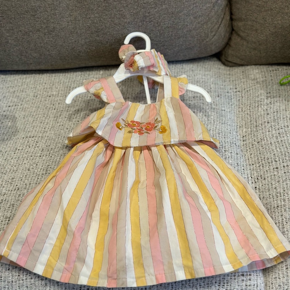 Daisy Fuentes  3 pieces baby girl dress